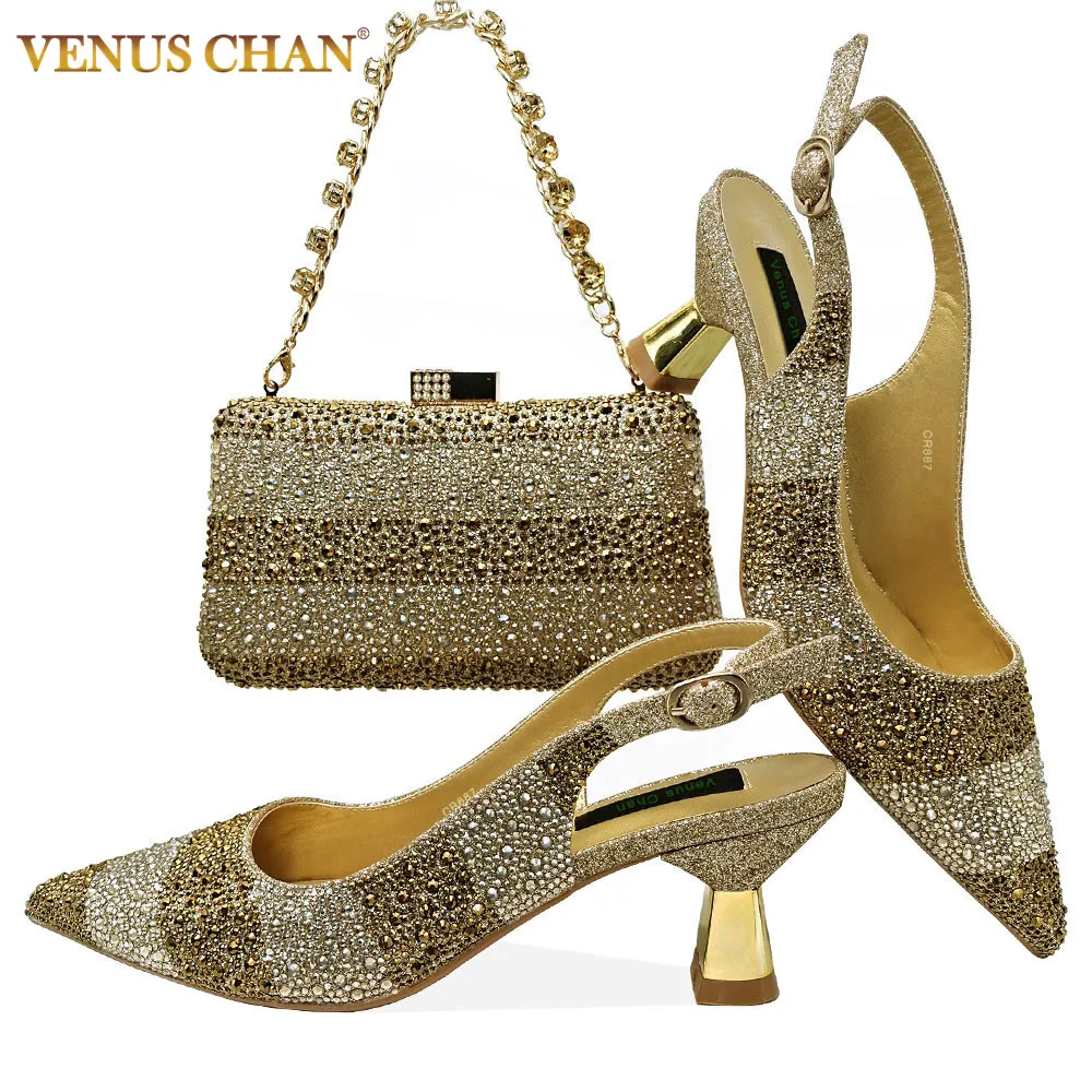 Luxury Bags Sell - Venus Chan-Sandália de salto alto com