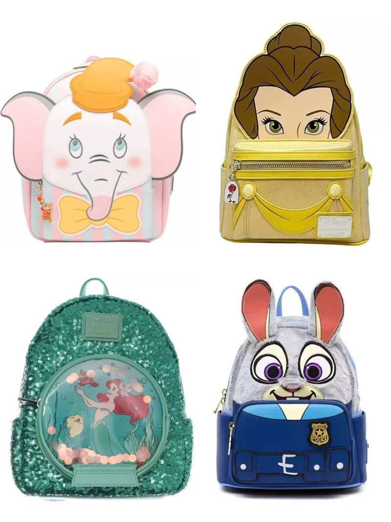 Shoulder Bag Slouchy - Nova mini mochila rosa de couro