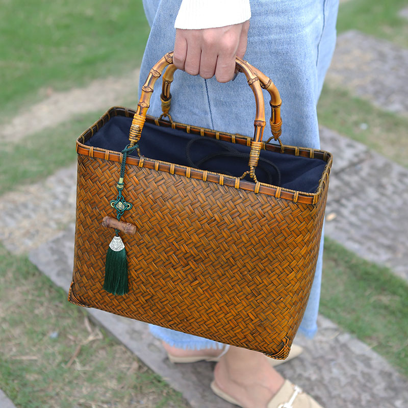 Luxury Bags England - Bolsa vintage feminina, bolsa de palha,