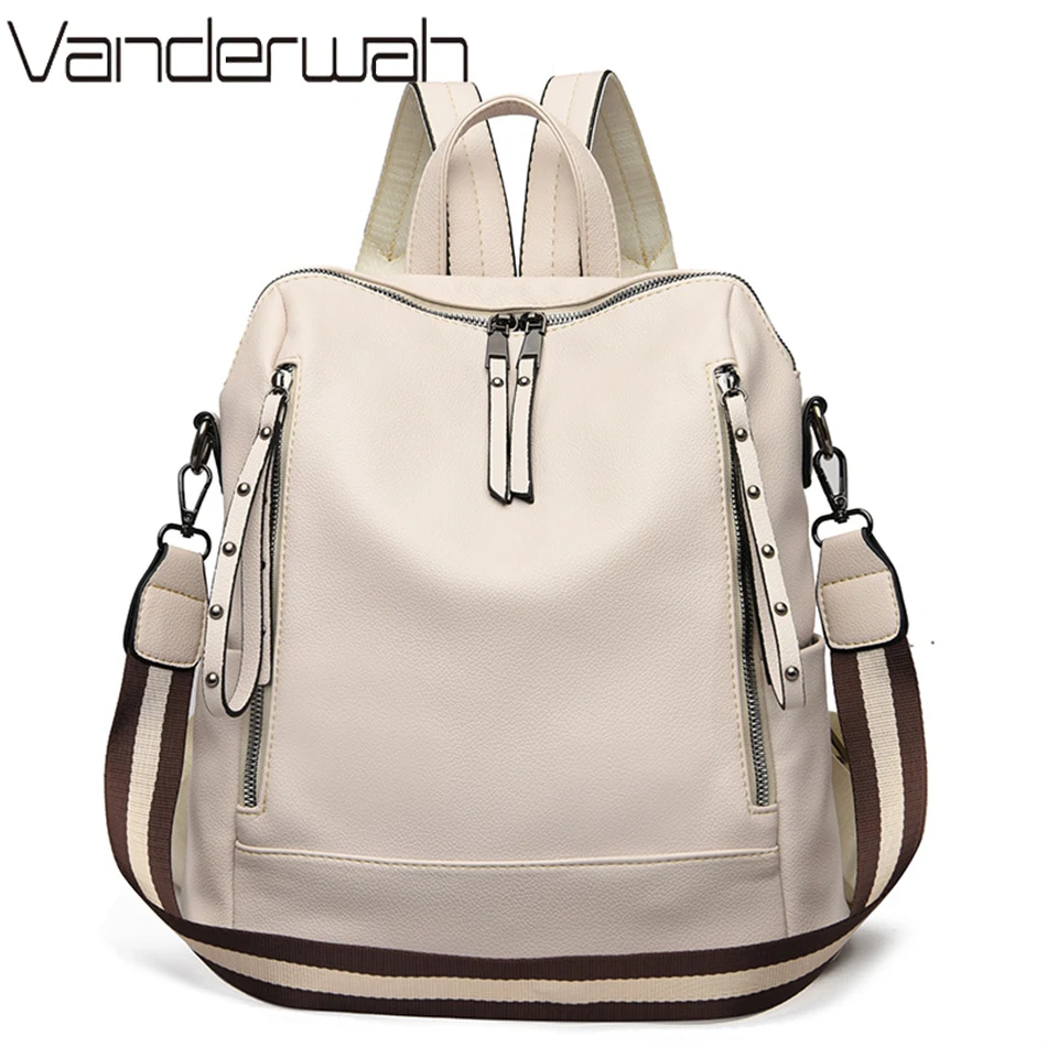 Luxury Bags Sales - Mochilas multifuncionais de couro macio para