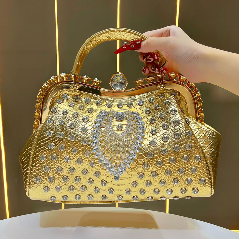 Luxury Bags Lv - 2025 high end grandes strass alça
