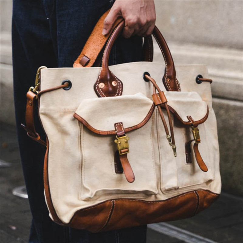 Luxury Bags Made In China - Vintage designer feito à mão lona