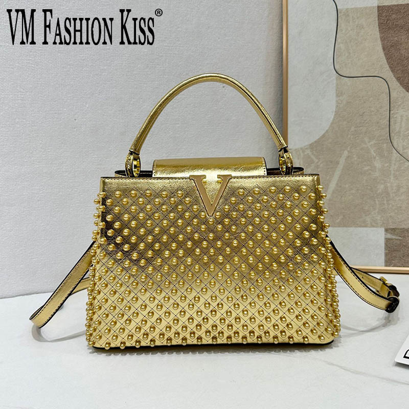 Luxury Bags Lv - Vm moda beijo completo pérola incrustação