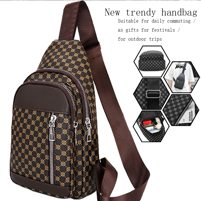 Shoulder Bag Slouchy - Bolsa de peito funcional estilo neutro