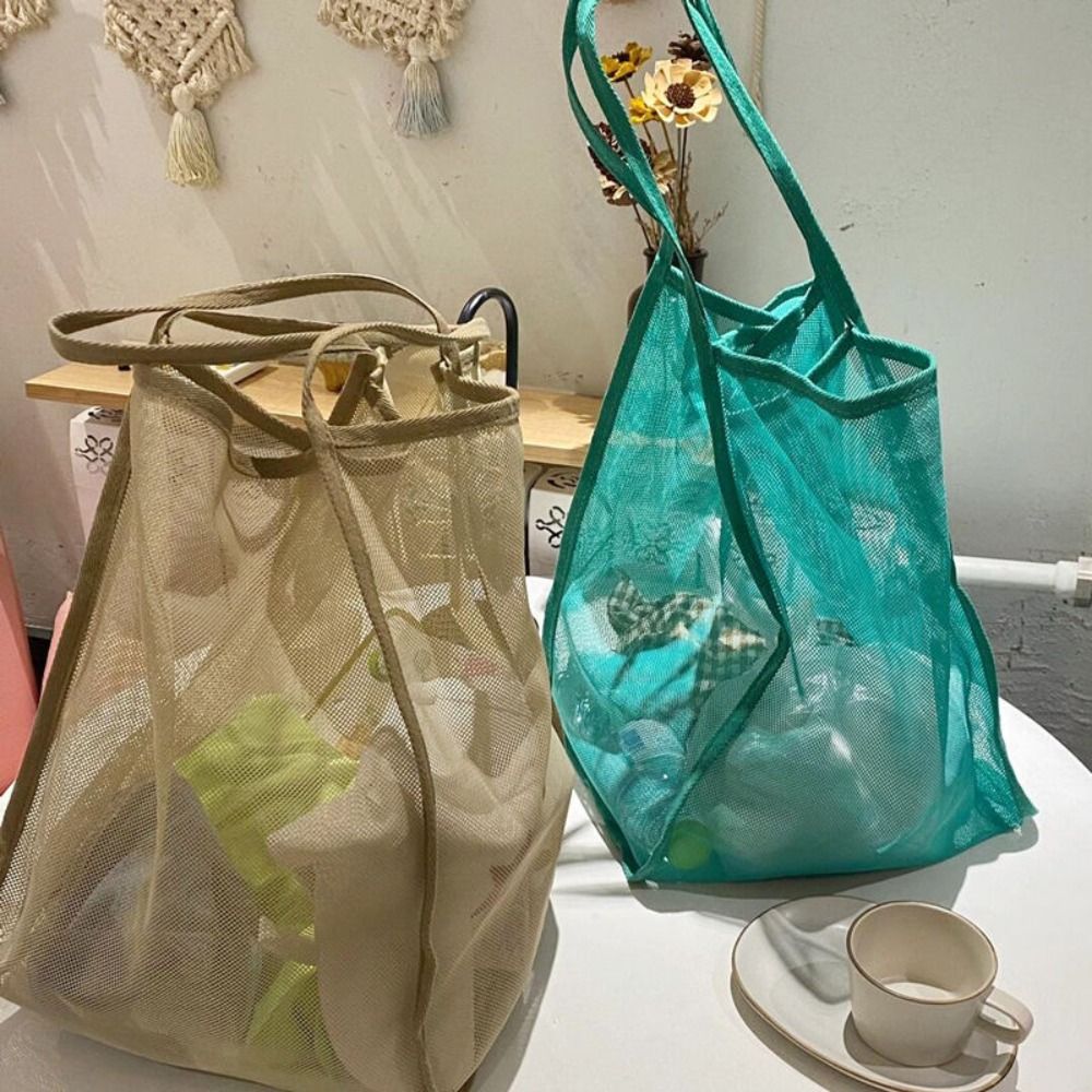 Bolsa de praia em malha leve,  - Shoulder Bag Slouchy avaliação e preço