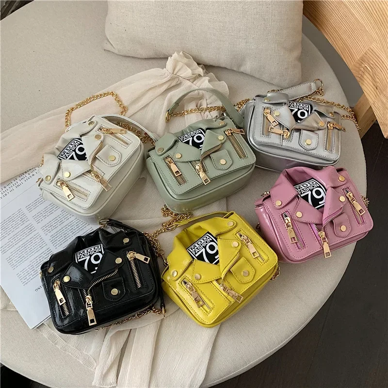 PU Leather Motorcycle Shoulder - Luxury Bags England avaliação e preço
