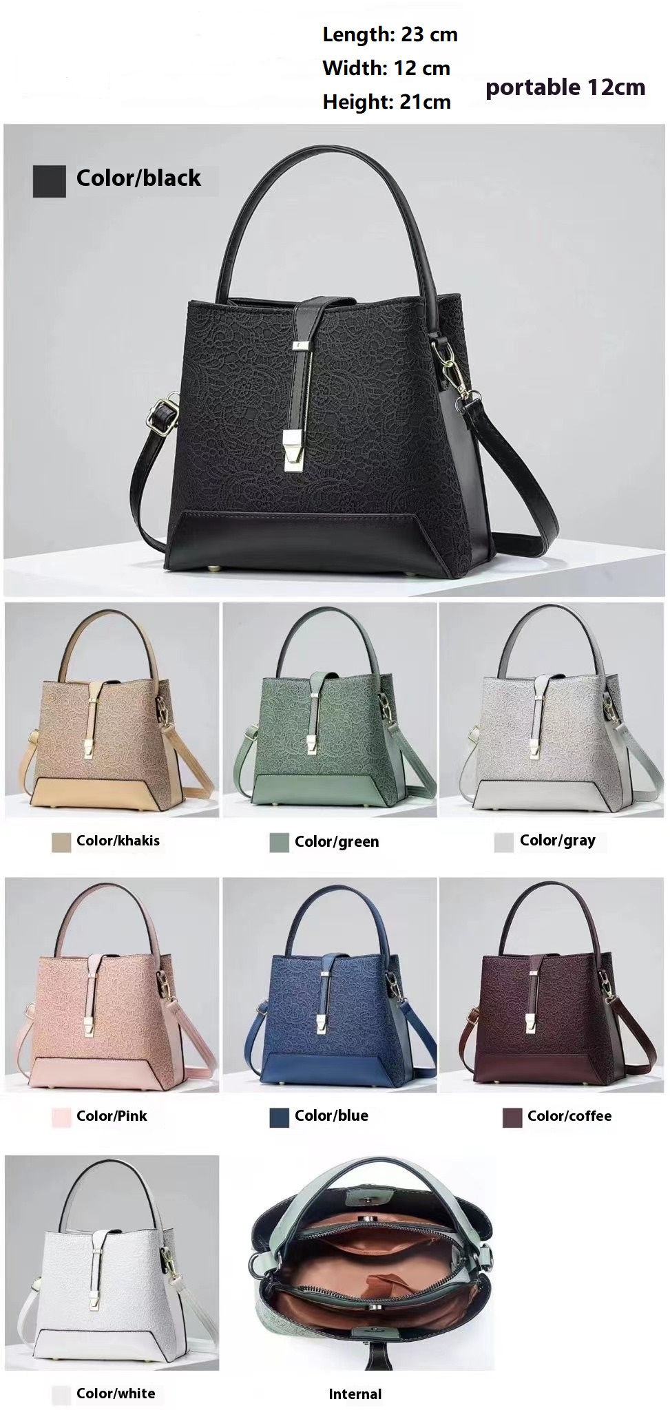Novo luxo sacola de couro eleg - Luxury Bags Supplier avaliação e preço