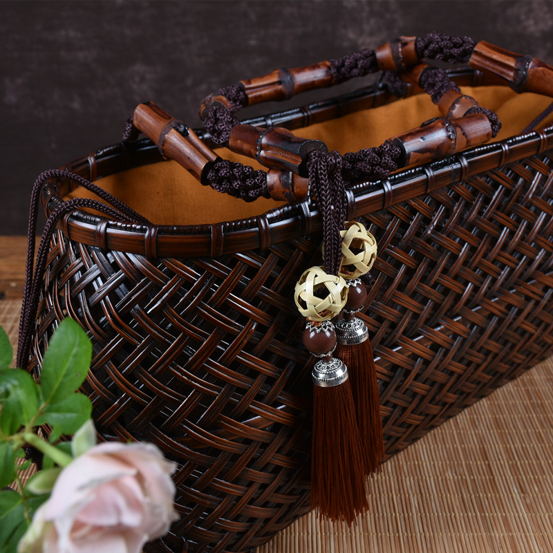 Mão tecelagem feminina verão m - Luxury Bags England avaliação e preço