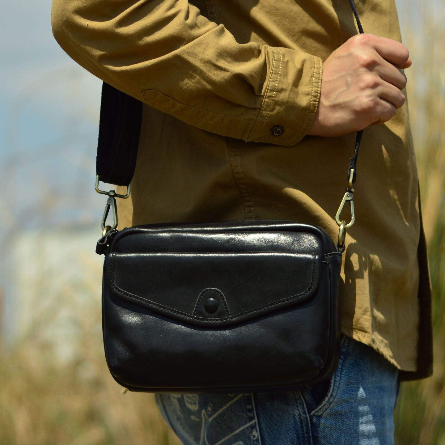 Bolsa transversal masculina de - Luxury Bags Made In China avaliação e preço
