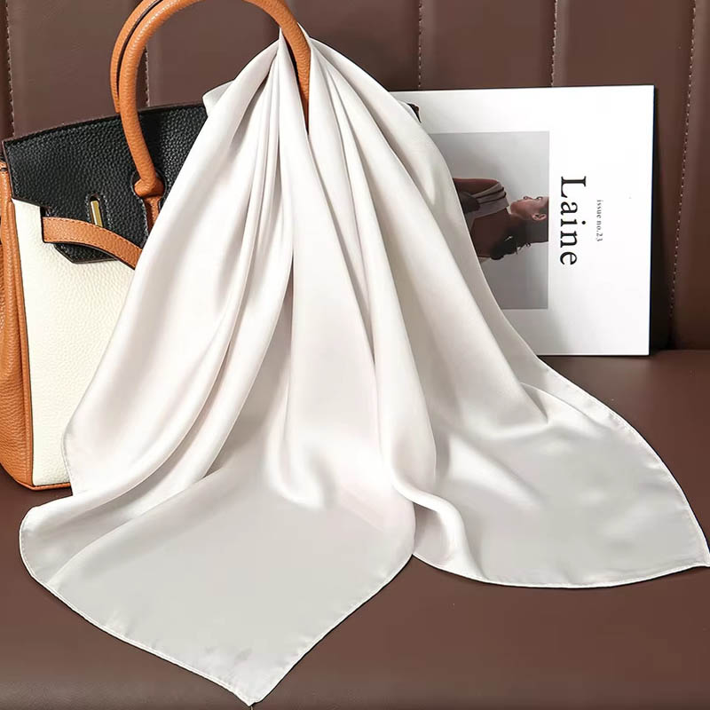 Luxo cor sólida lenço quadrado - Luxury Bags China avaliação e preço