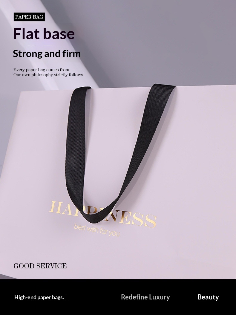 Sacolas de Papelão Branco de L - Luxury Bags Store avaliação e preço