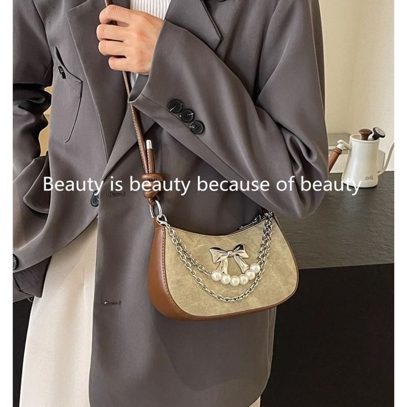 Bolsa de Ombro Leve com Laço d - Luxury Bags Sell avaliação e preço