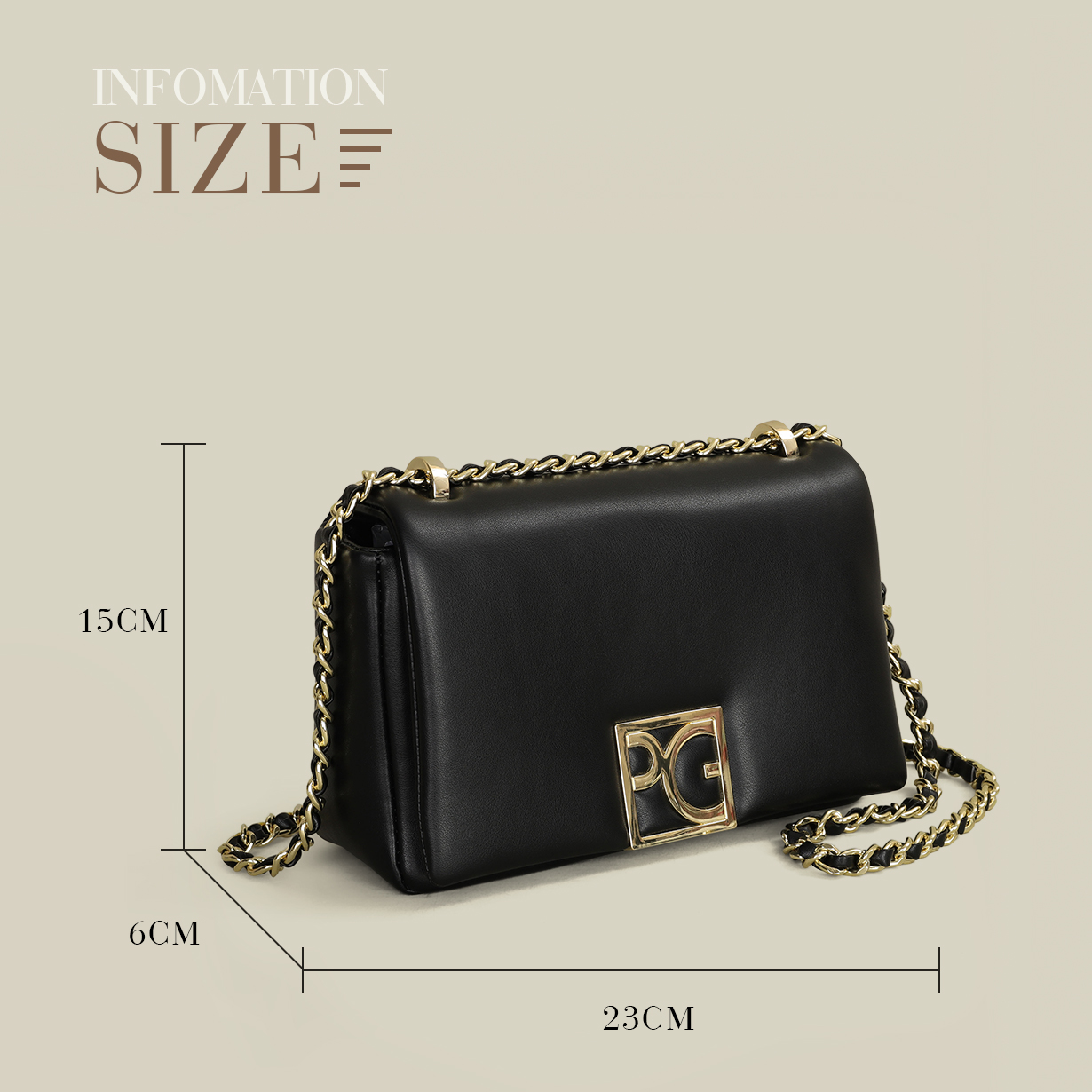 Bolsa Feminina PG de Luxo Casu - Luxury Bags Sales avaliação e preço