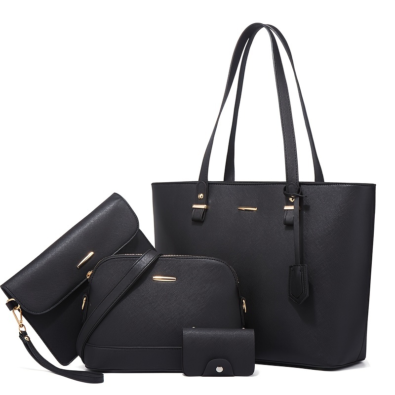 4 pçs moda feminina conjuntos  - Shoulder Bag Slouchy avaliação e preço
